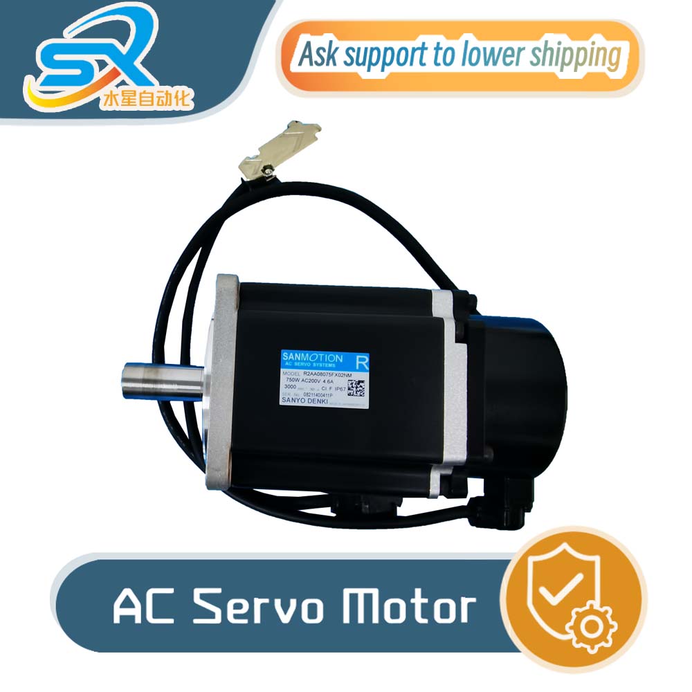 Servo Motor - Sanyo High-Quality Servo Motor R2AA08075FX02NM 750W