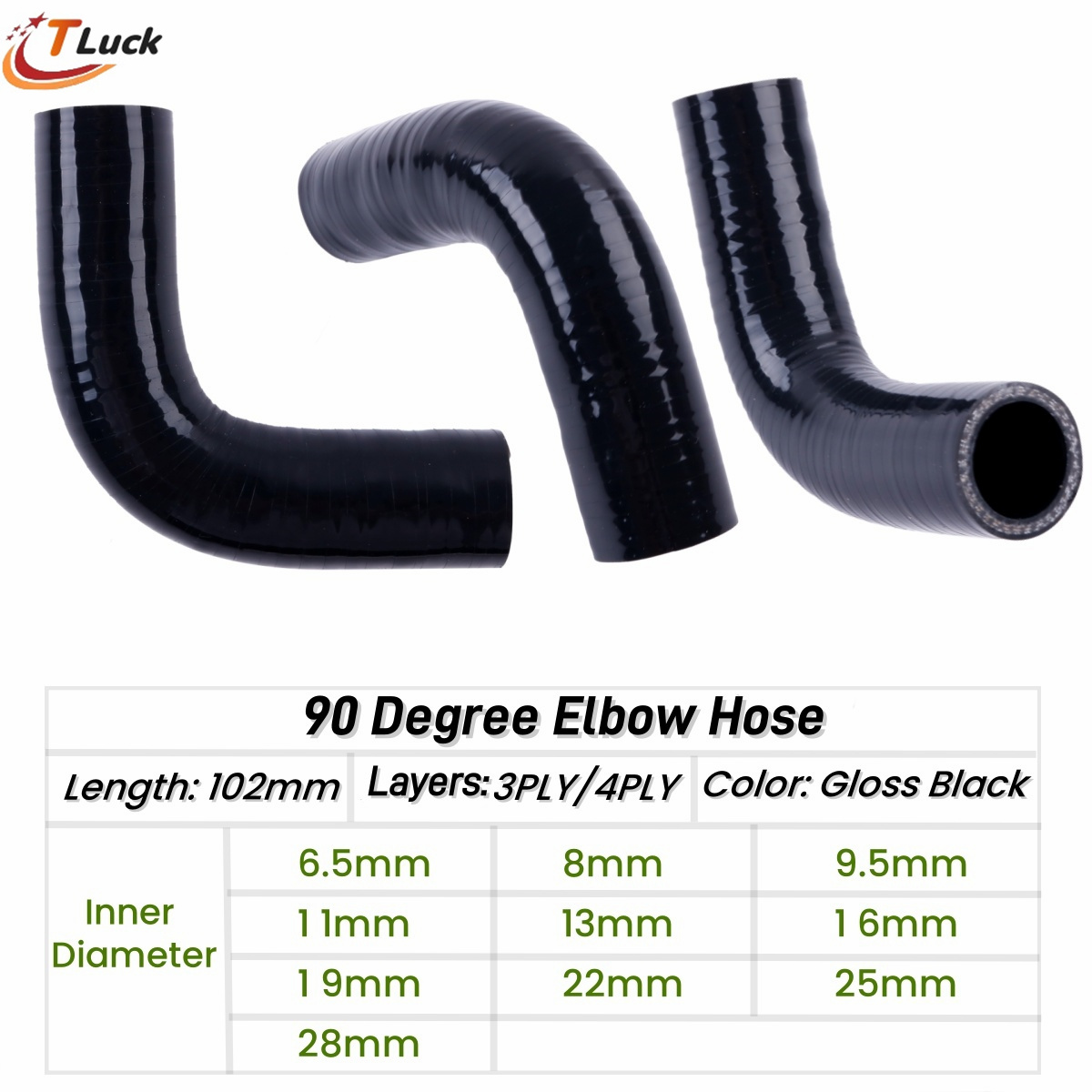 Coupling 8Mm - 90 Degree Elbow Hose 90° Bend