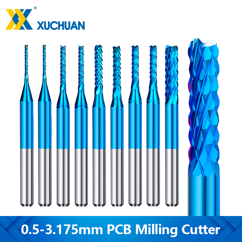 End Mill Set - CNC Ngô Cấp Cối Xay 10