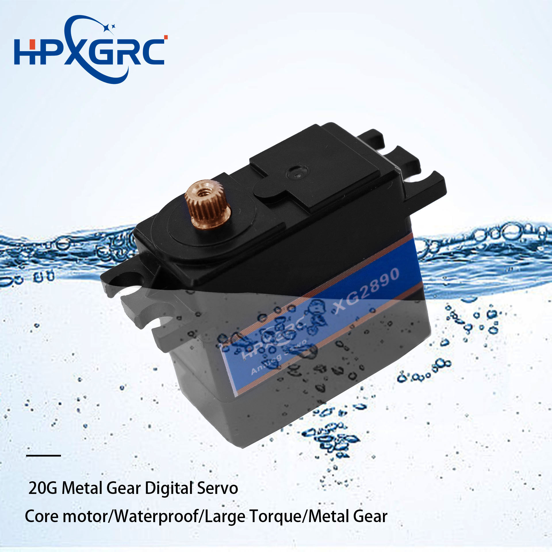 Servo 9G - HPXGRC Waterproof Servo 9g 17g 20g