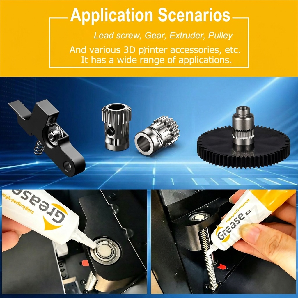 3D Printer Grease Lubricating  - đánh giá và giá Aluminium Profile 2020