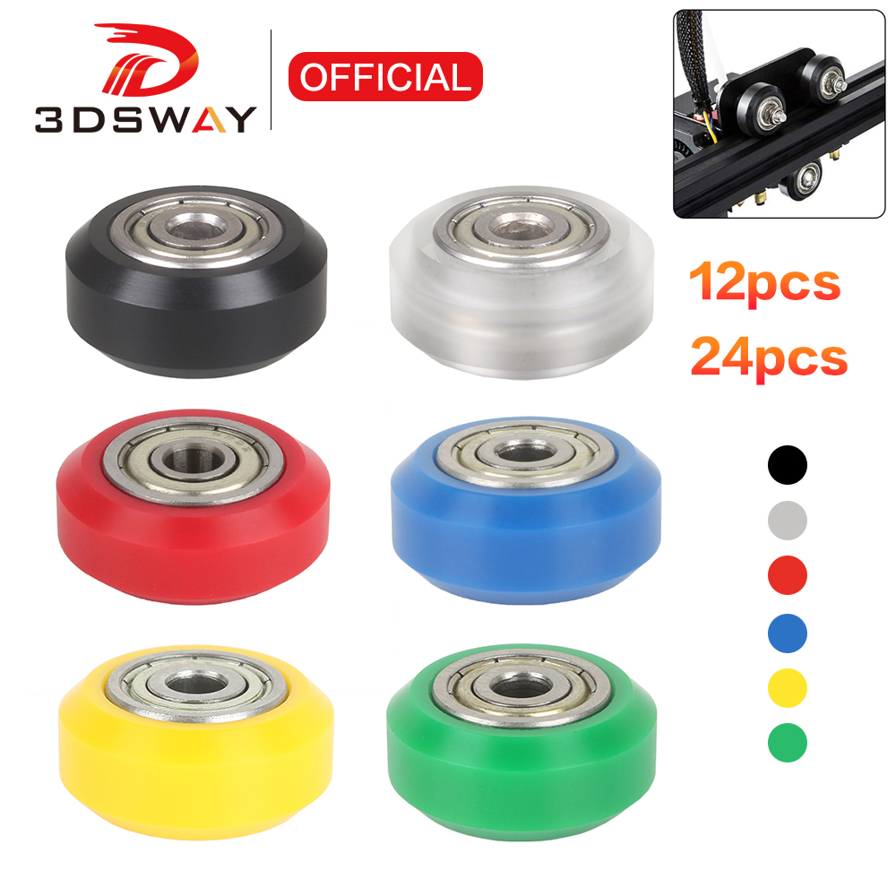3DSWAY 12/24pcs POM Pulley Whe - đánh giá và giá V Slot Wheel