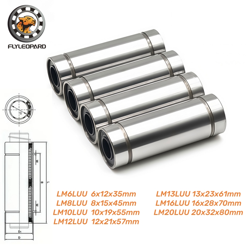1pcs LM3UU LM4UU LM6UU LM8UU L - đánh giá và giá Lm8Uu Bearing