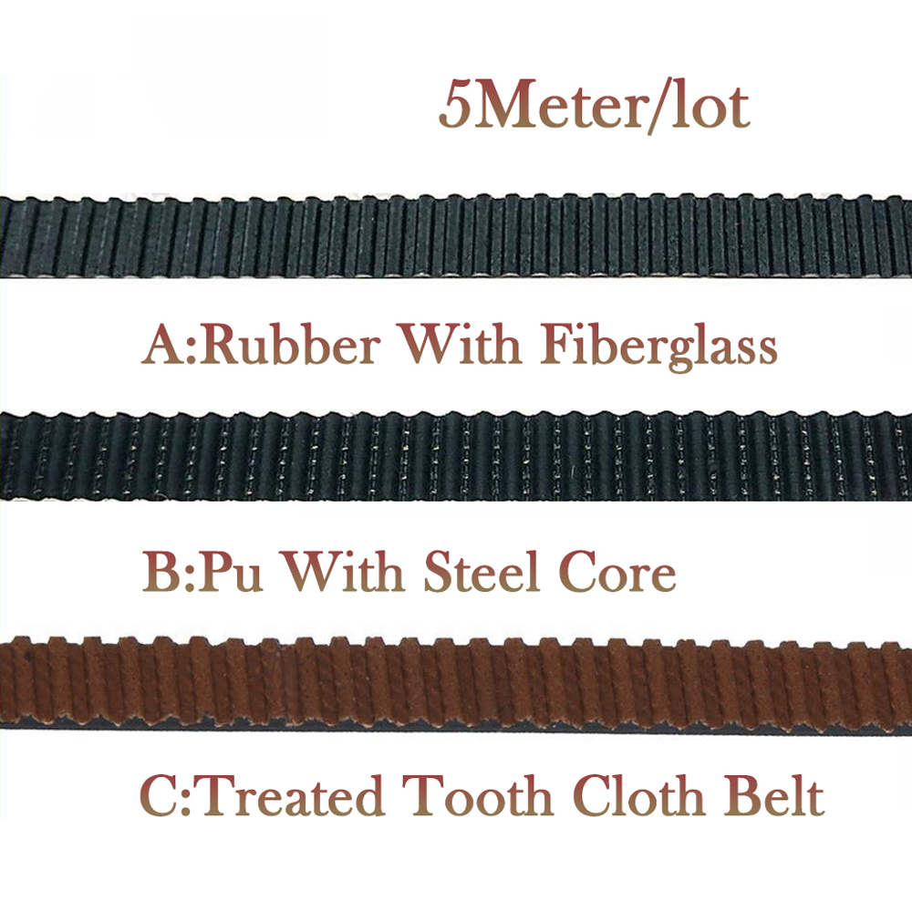 5M 2GT Mở Thời Điểm Dây 6Mm PU - đánh giá và giá Gt2 Belt