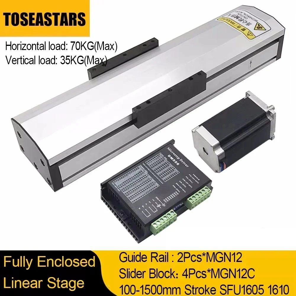 Fully Enclosed Linear Rail Gui - đánh giá và giá Nema23 Stepper