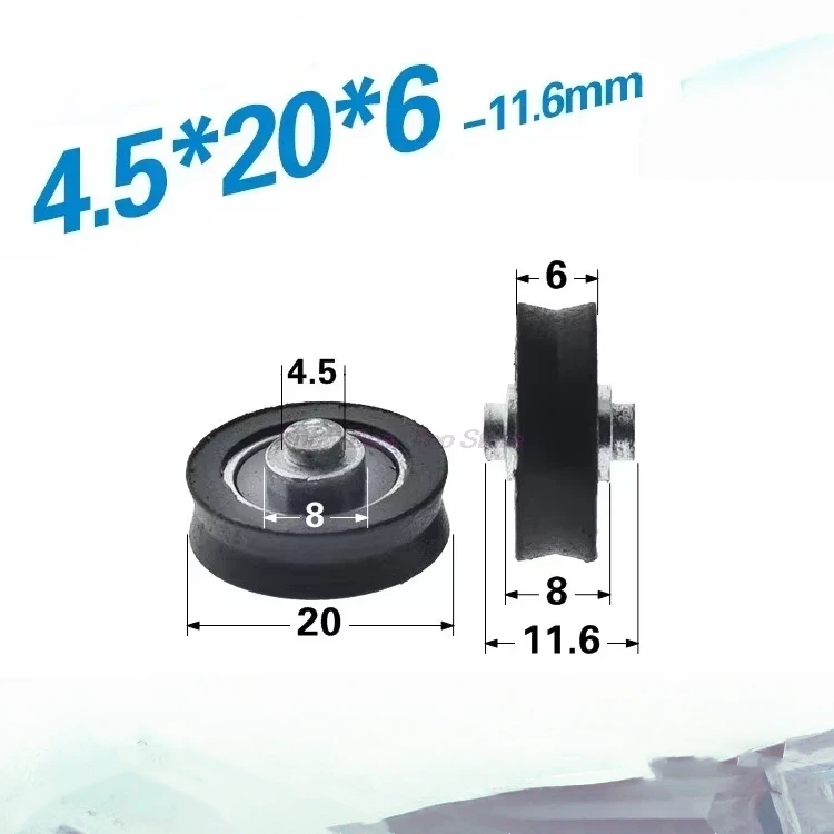 5PC POM Polyoxymethylene Plast - đánh giá và giá V Slot Wheel
