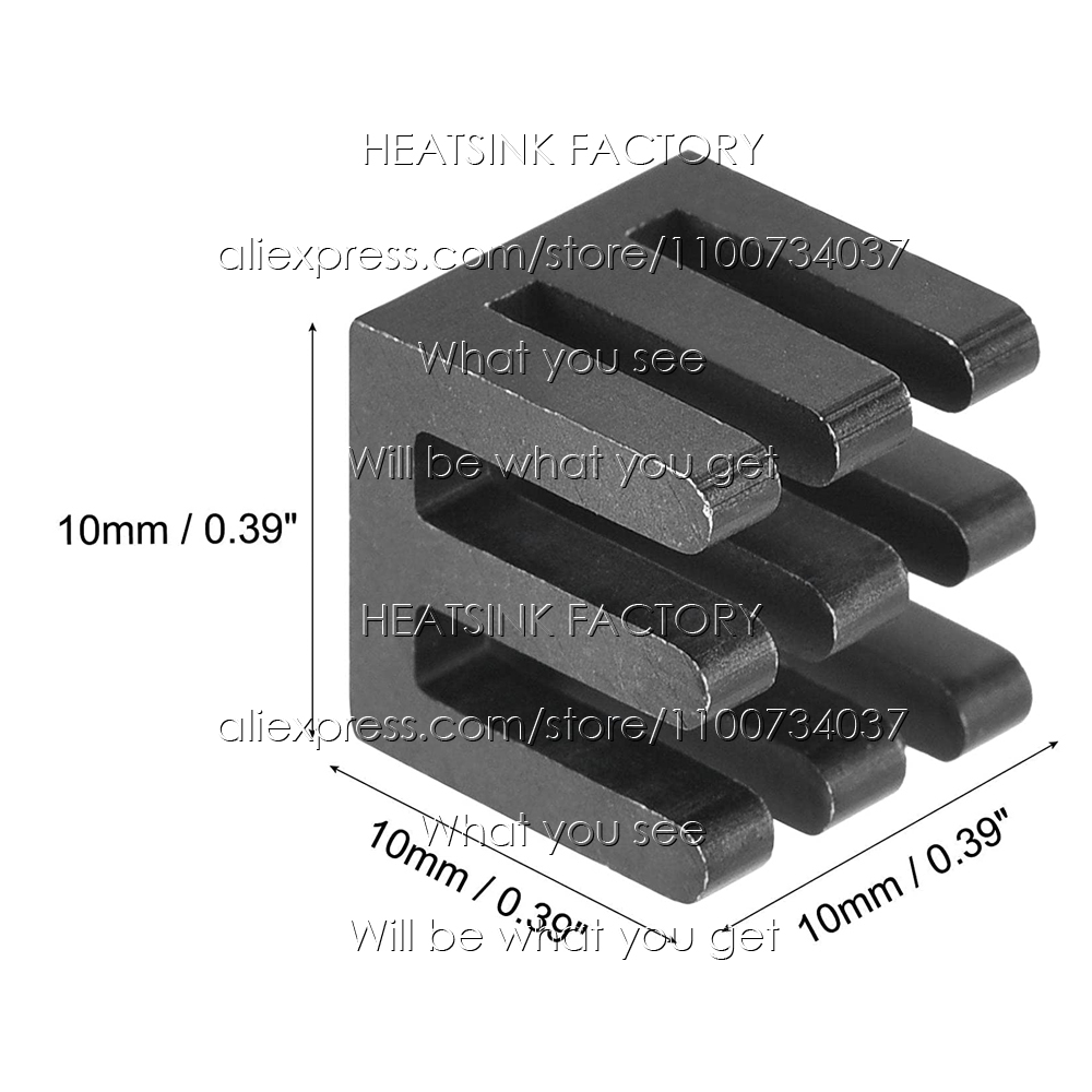 10x10x10mm Aluminum Heatsink C - đánh giá và giá Aluminium Extrusion