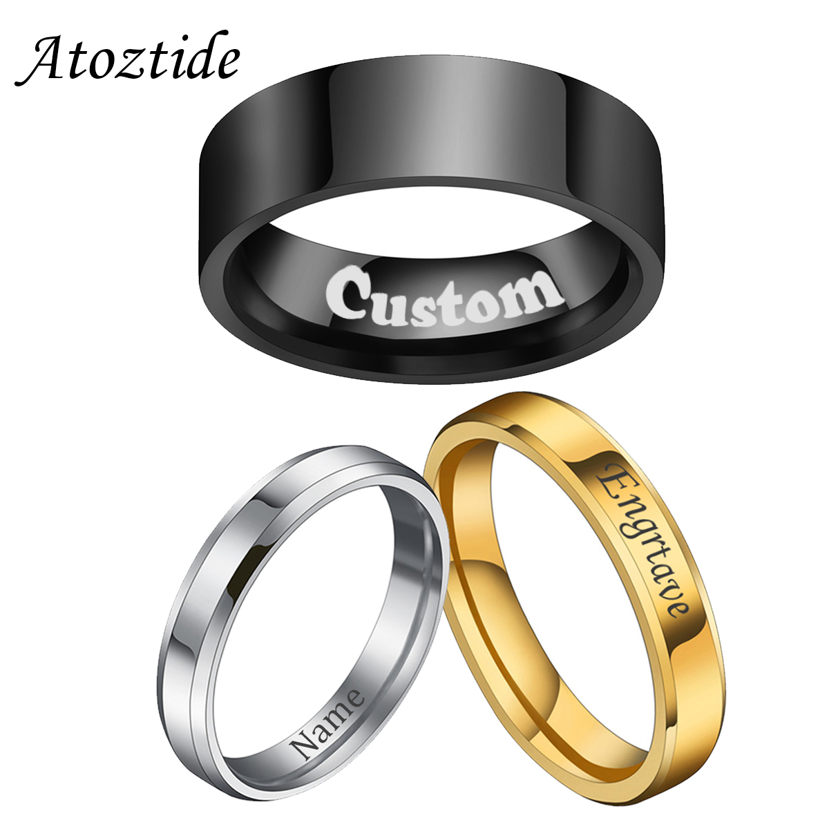 Atoztide 4/6/8Mm Cá Tính Khắc  - đánh giá và giá Coupling 8Mm