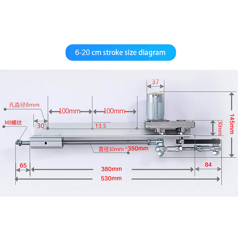 Remote Control Big Stroke Adju - đánh giá và giá Linear Rail