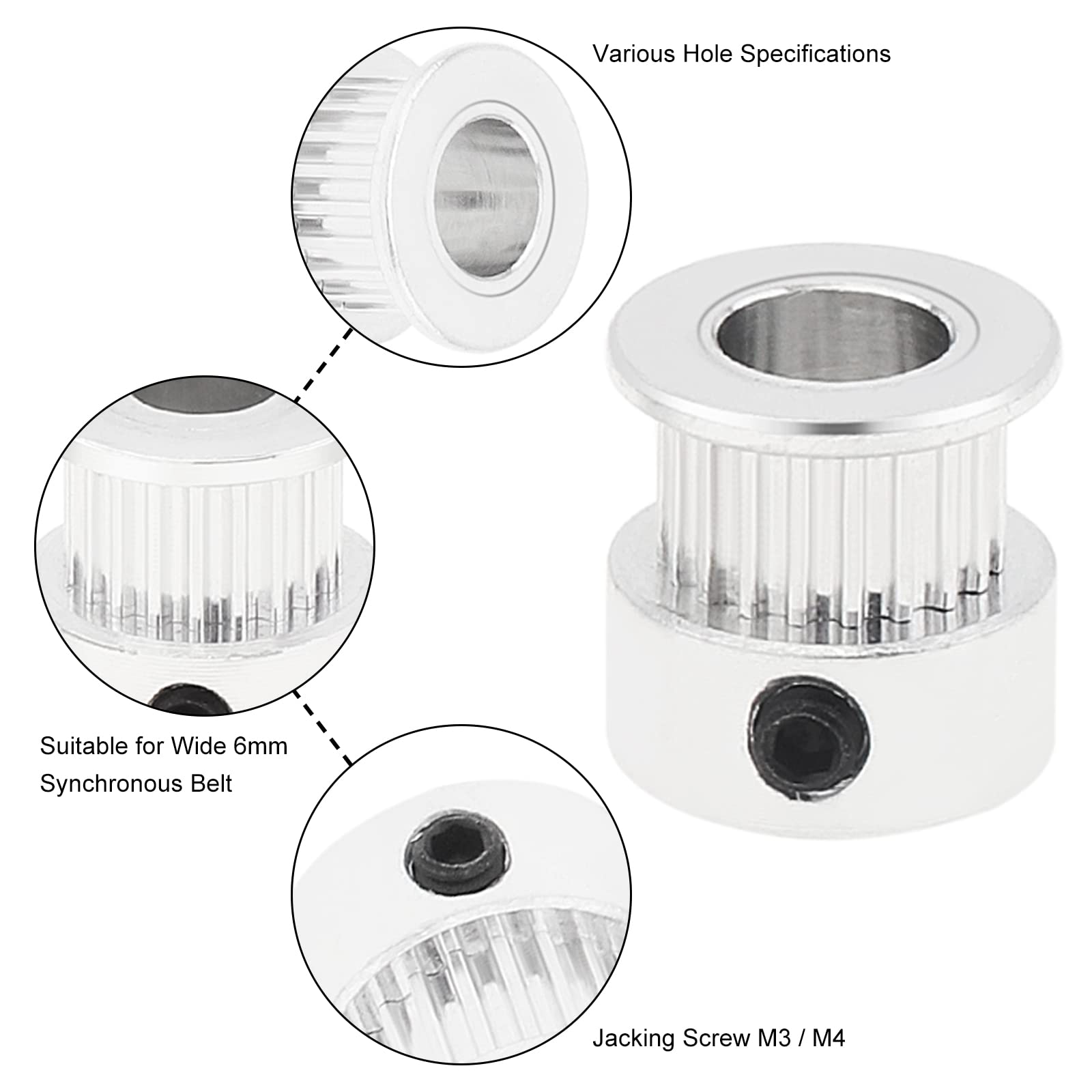 2/5 PCS GT2 Pulley 20 Teeth 5m - đánh giá và giá Aluminium Profile 2020