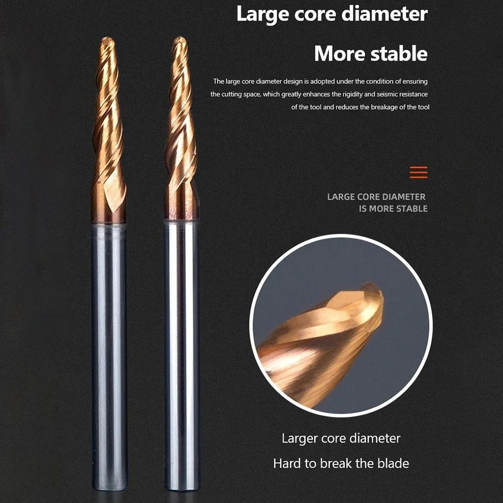 HRC55 Solid Carbide Ball Nose  - đánh giá và giá End Mill Set