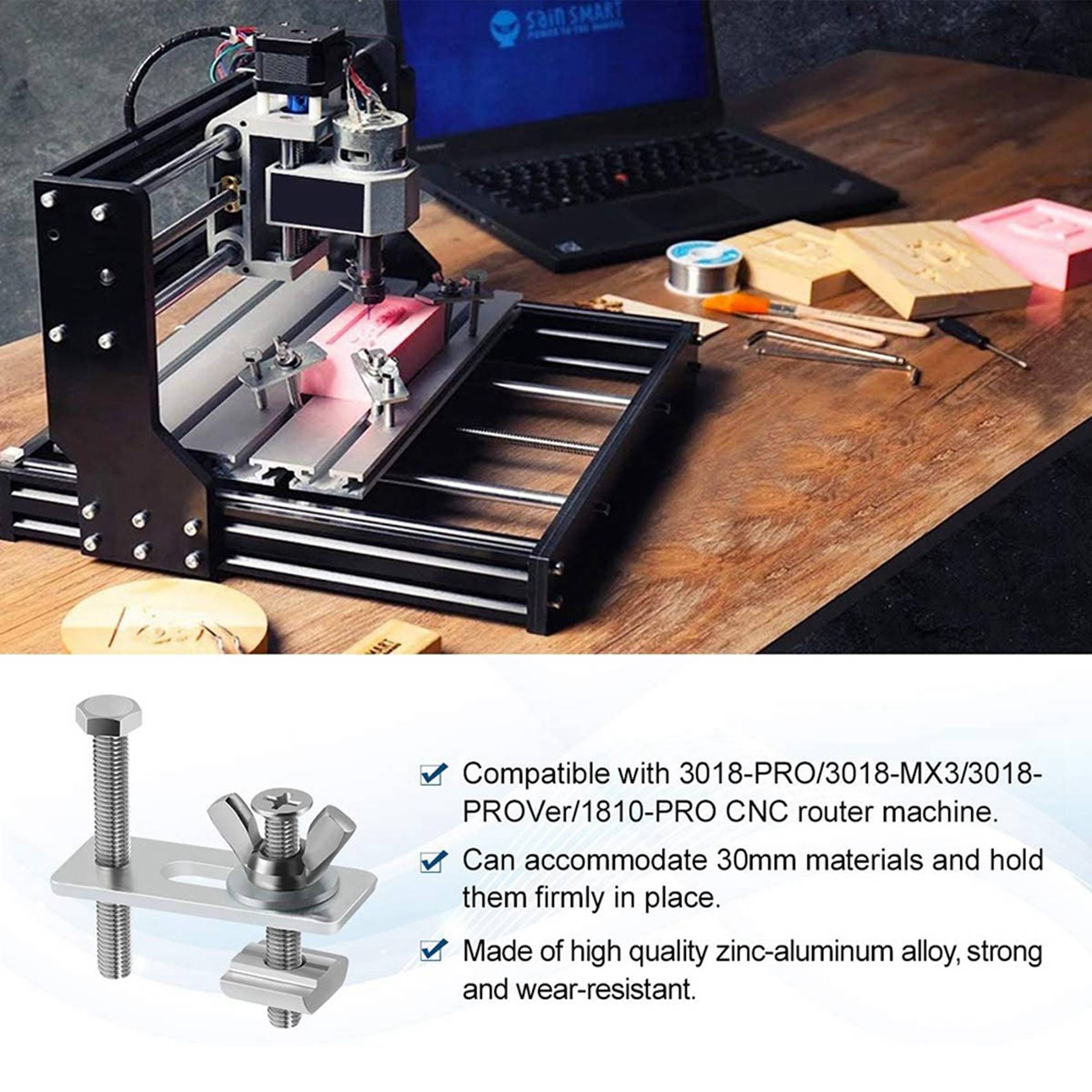 B62B-8 Pack T-Track Clamp,Mini - đánh giá và giá 3018 Cnc
