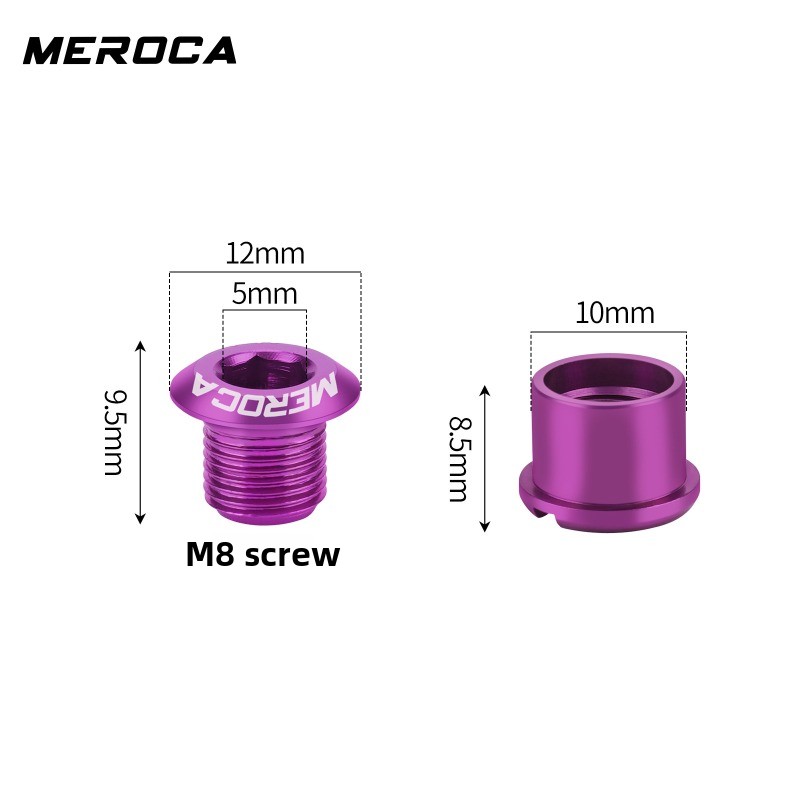 MEROCA 5pcs Chainring bolt dou - đánh giá và giá Lead Screw 8Mm