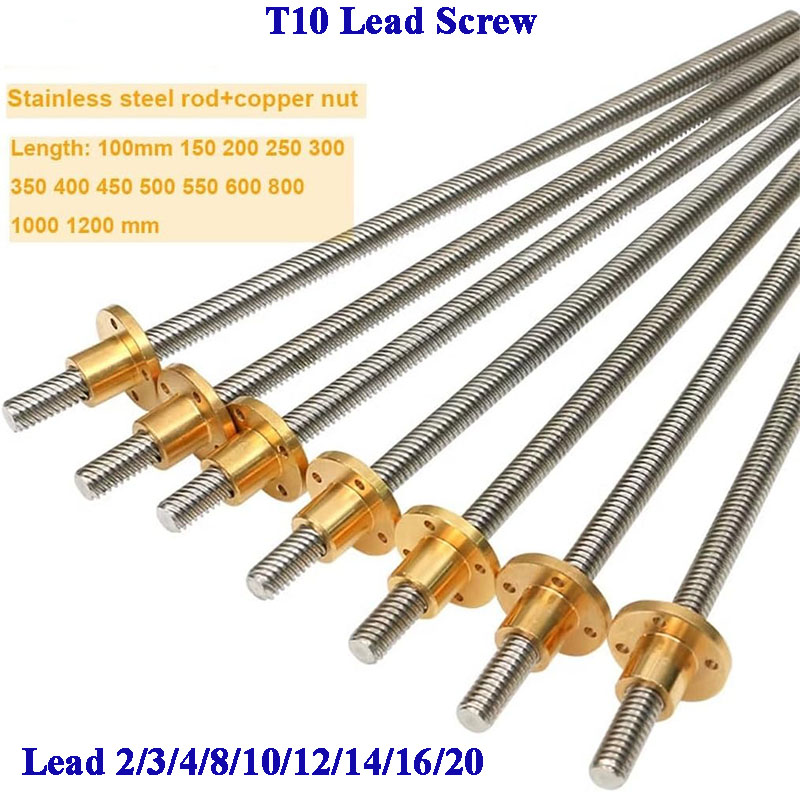 T10 Lead Screw 304 Stainless S - đánh giá và giá Lead Screw 8Mm