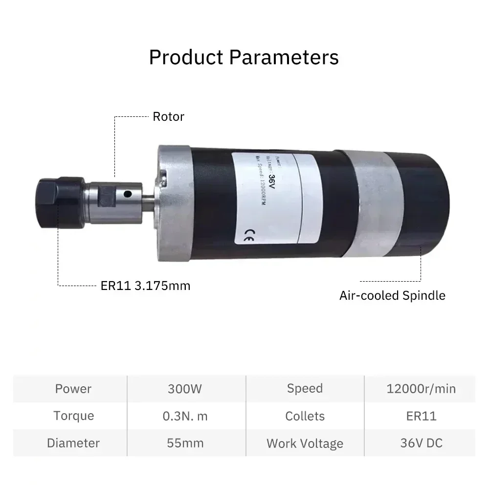 BLDC Brushless Spindle Motor 4 - đánh giá và giá Water Cooled Spindle