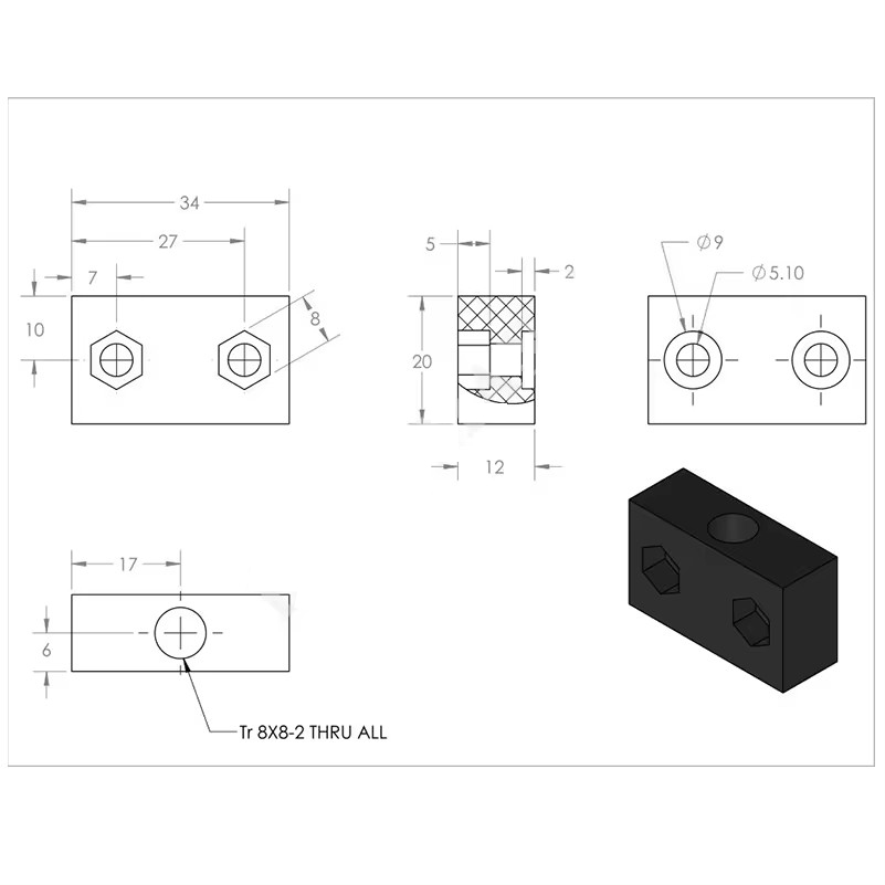 4Pcs OpenBuilds T8 Lead Screw  - đánh giá và giá Linear Rod 8Mm