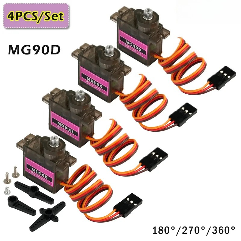 4CPS/Set 9g MG90D Micro Digita - đánh giá và giá Servo 9G