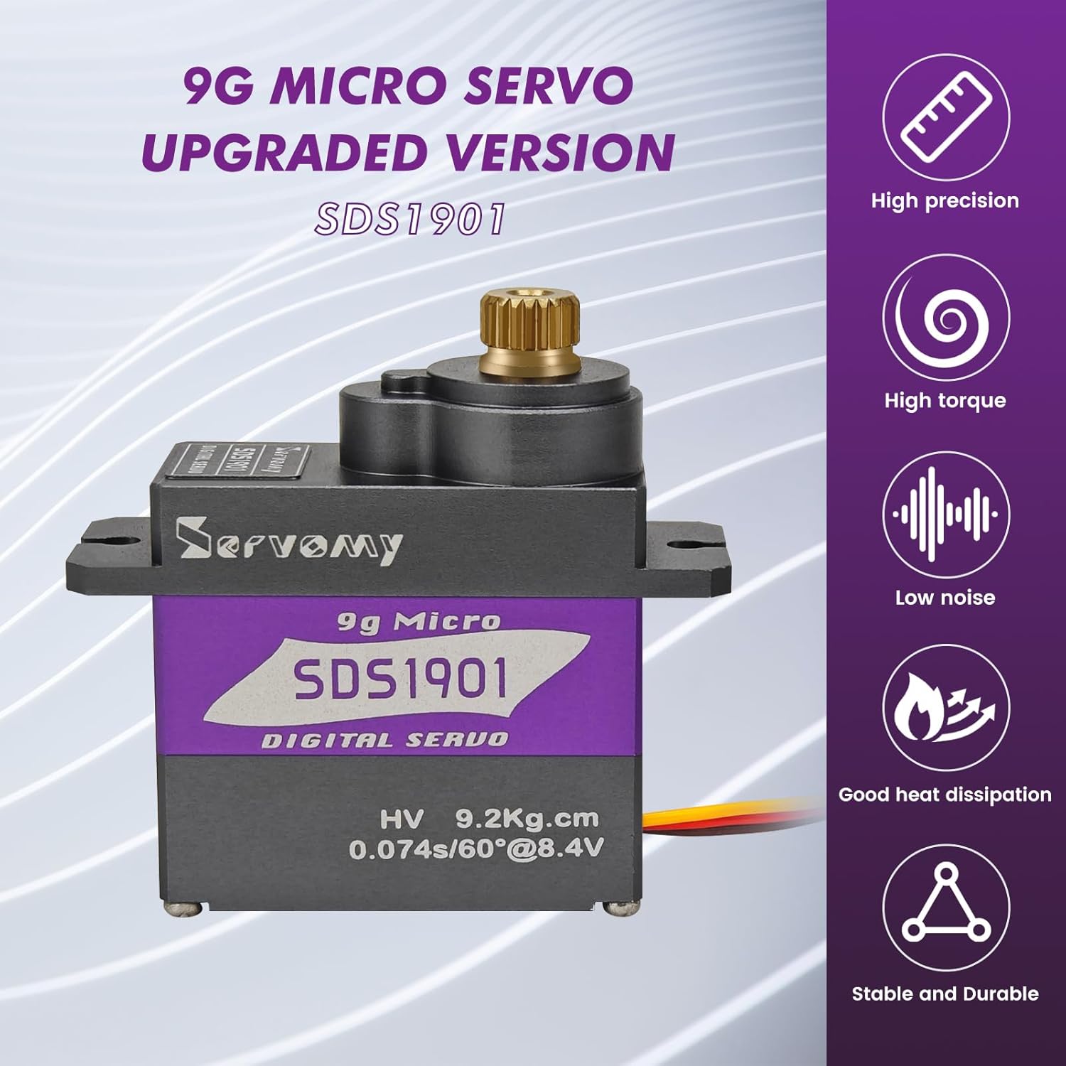 SERVOMY-SDS1901 Digital 9G Mic - đánh giá và giá Servo 9G