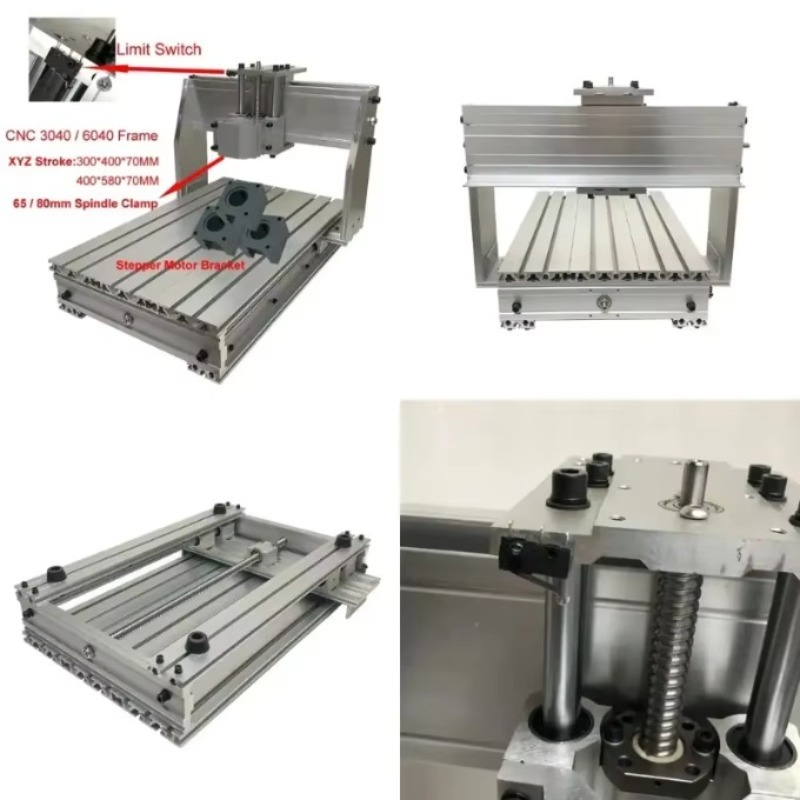Aluminum CNC 3040 6040 Frame K - đánh giá và giá Ball Screw