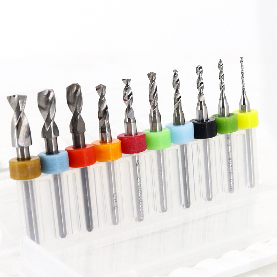 3.175Mm Vít 10 Chiếc PCB Bộ Mũ - đánh giá và giá End Mill Set