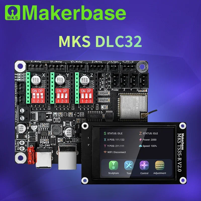 Makerbase MKS DLC32 Grbl Contr - đánh giá và giá Lm8Uu Bearing