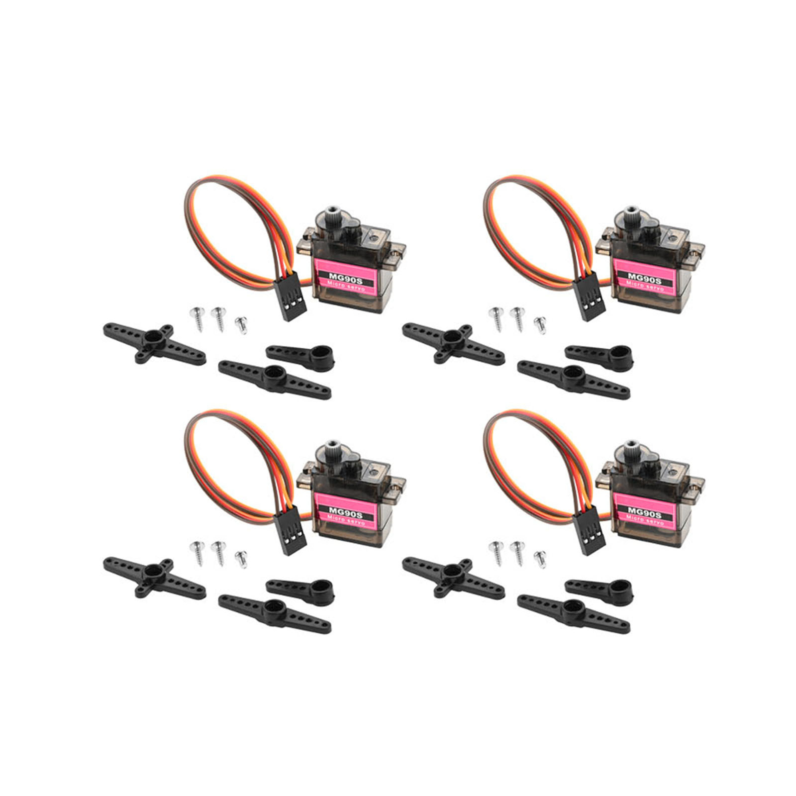 4pcs Micro Servo Metal Gear 90 - đánh giá và giá Servo 9G