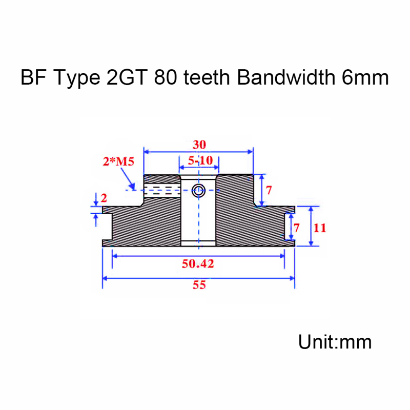 4:1 2GT Thời Gian Đai Ròng Rọc - đánh giá và giá Gt2 Belt