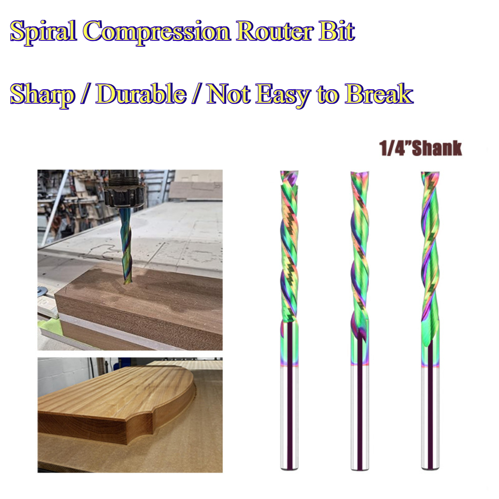 Spiral Compression Router Bit  - đánh giá và giá Carbide End Mill