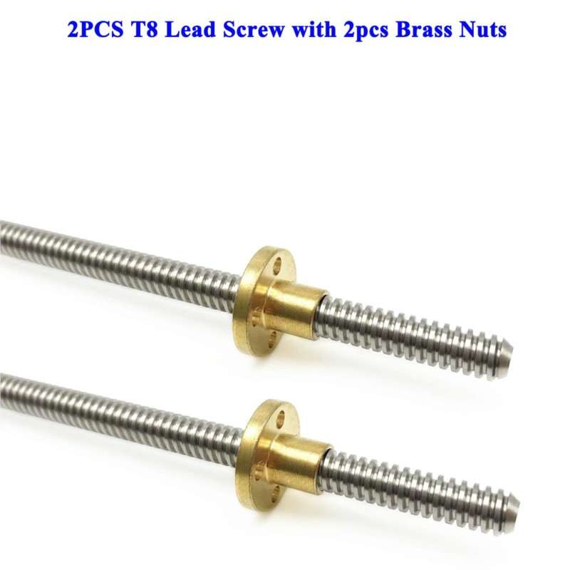 2PCS T8 Lead Screw Tr8 Lead 2m - đánh giá và giá Lead Screw 8Mm