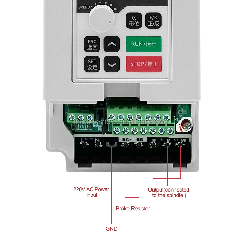 1.5kw 110v/220v/380vac Inverte - đánh giá và giá Spindle Motor