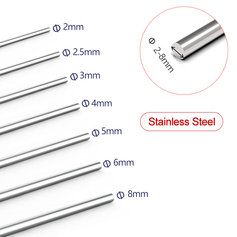 300mm Stainles Steel Solid Rou - đánh giá và giá Linear Rod 8Mm