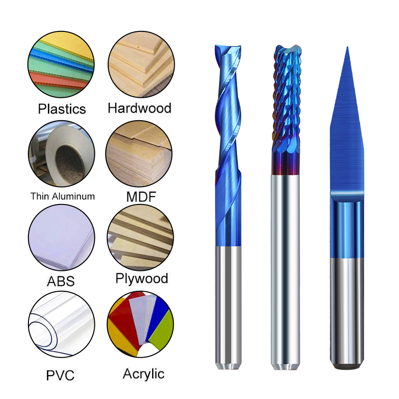 XCAN CNC Router Bit Cuối Cối X - đánh giá và giá End Mill Set